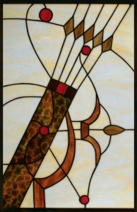 Stained Glass Archery Panel