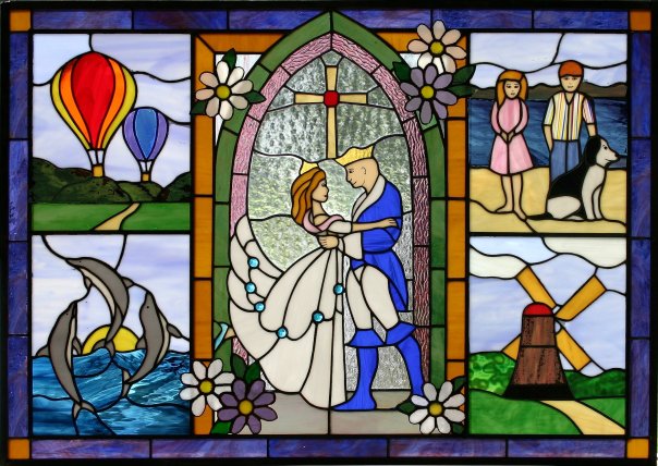 Stained Glass Fantasy Window